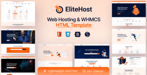 Elitehost - Hosting WHMCS HTML Template