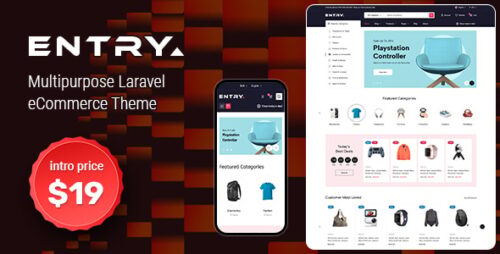 Entry - Multipurpose Laravel eCommerce Theme