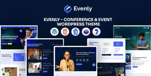 Evenly - Conference Event WordPress Theme
