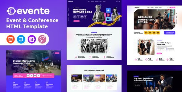 Evente - Event Conference HTML Template