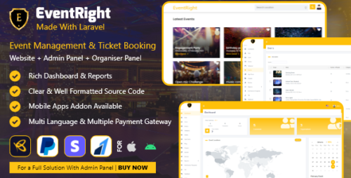 EventRight v6.2.0 - Ticket Sales and Event Booking & Management System - (saas)