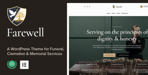 Farewell - Funeral Memorial Services WordPress Theme