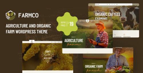 Farmco – Agriculture Organic Farm WordPress Theme