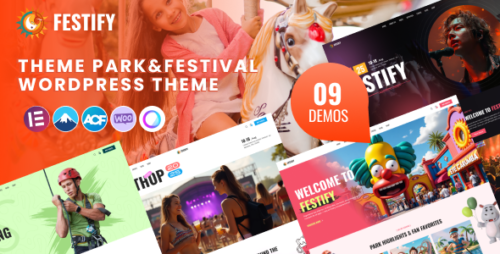 Festify - Theme Park Festival WordPress Theme
