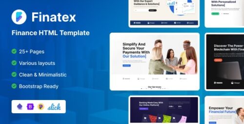 Finatex - Finance Consulting HTML Template