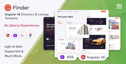 Finder - Angular 16 Directory Listings Template