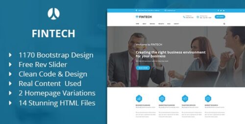 Fintech - Business, Finance & Corporate HTML Template
