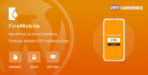 FireMobile- WordPress WooCommerce firebase mobile OTP authentication 1.2.1