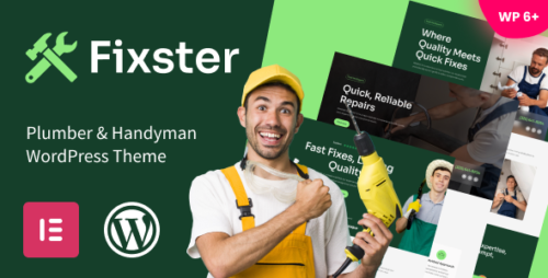 Fixster - Plumber Handyman WordPress Theme