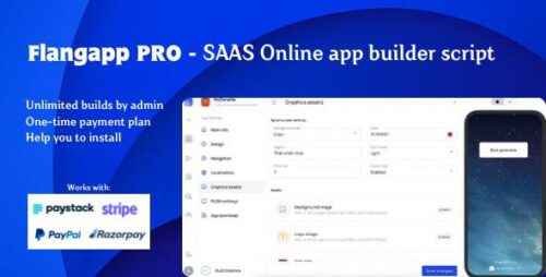 Flangapp PRO v2.9.4 - SAAS Online app builder from website