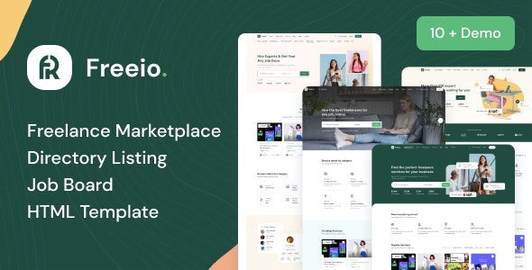 Freeio - Freelance Services Marketplace Job Board HTML Template