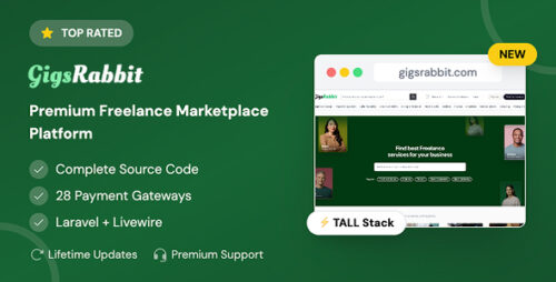 GigsRabbit v1.0 – Premium Freelance Marketplace Platform Script Download