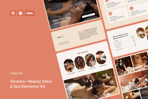 Glowora – Beauty Salon Spa Elementor Kit