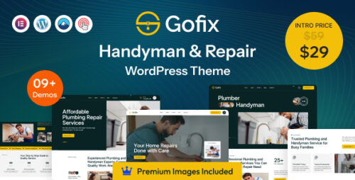 Gofix – Handyman Repair Service WordPress Theme