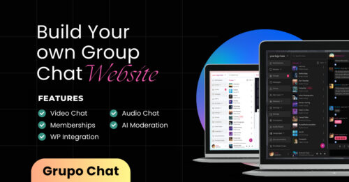 Grupo Chat v3.10 – Chat Room & Private Chat – Video Chat & Audio Chat – Group Video Chat – PHP Chat Code Nulled