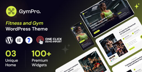 Gympro - Fitness and Gym WordPress Theme