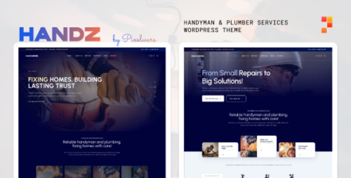 Handz - Handyman Plumber Repair WordPress Theme