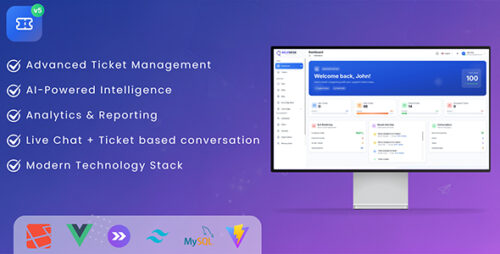 HelpDesk v5.1.2 – AI-Powered Ticket Management & Customer Support System Script Nulled