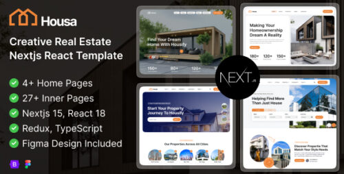 Housa - Creative Real Estate NextJS Template