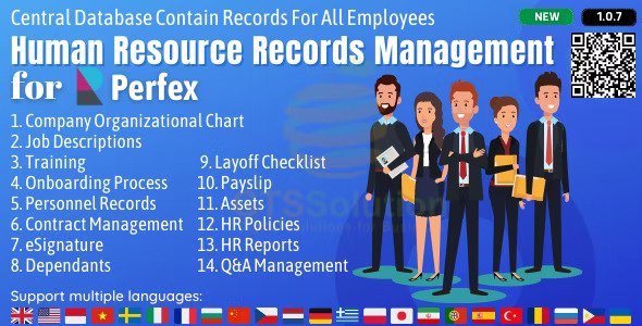 HR Records module for Perfex CRM v1.0.9 - Perfex CRM Addon