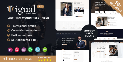 Igual - Law Firm WordPress Theme for Attorneys