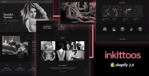 inkittoos - Tattoo Salon Shopify Theme