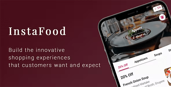 InstaFood - QR Menu, food delivery, pickup and dine-in for WordPress 1.4.0