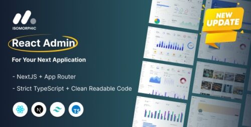 Isomorphic - React Admin Dashboard Template