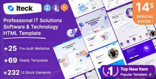 Iteck - Software Technology HTML Template