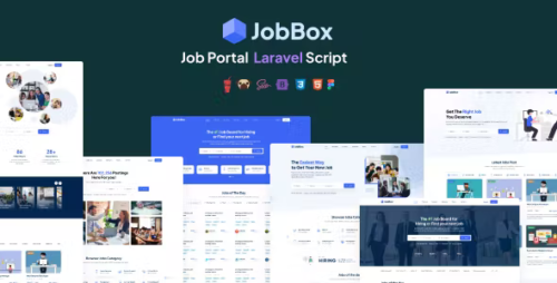 JobBox v1.17.1 – Laravel Job Portal Multilingual System Nulled