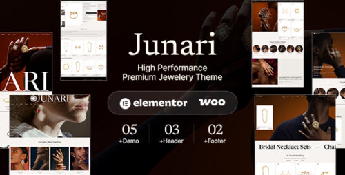 Junari - Luxury Jewelry WooCommerce WordPress Theme