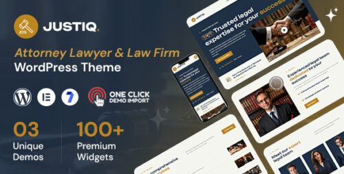 Justiq - Lawyers WordPress Theme
