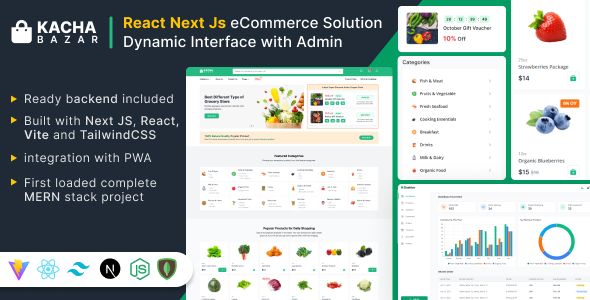 KachaBazar v1.8.0 – React Next Js eCommerce Solution Script