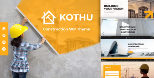 Kothu - Building Construction WordPress Theme