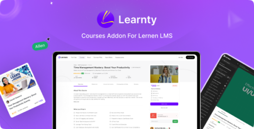 Learnty LMS – Courses Addon For Lernen (26 July 2025) Download