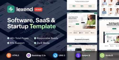 Lexend - Software, SaaS Startup HTML5 Template