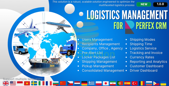 Logistics Management module for Perfex CRM v1.0.0
