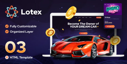 Lotex - Online Lotto Lottery HTML Template