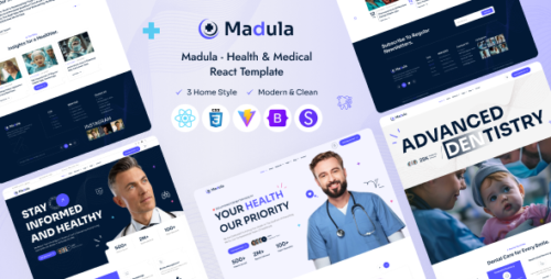 Madula - Health Medical React Template