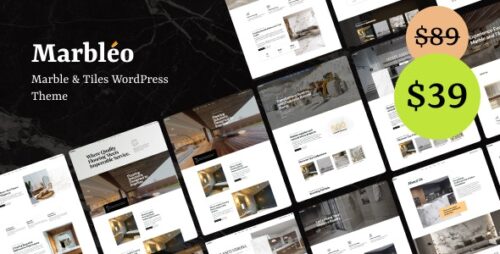 Marbléo - Marble Tiles WordPress Theme