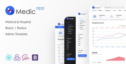 MedicApp - Medical Hospital React admin template