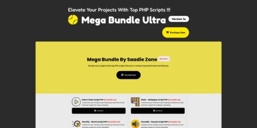 Mega Bundle Ultra Pro v1.1 – PHP Scripts Download