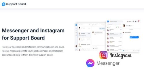 Messenger - Messenger and Instagram for Support Board - Support Board