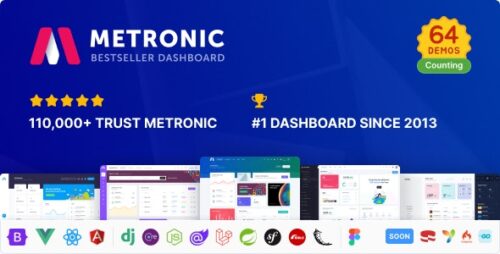 Metronic | Tailwind, Bootstrap, React, Vue, Angular, Asp.Net Laravel Admin Dashboard HTML Template