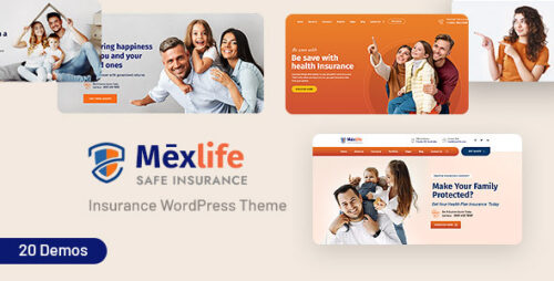 Mexlife - Insurance WordPress Theme for Agencies Brokers