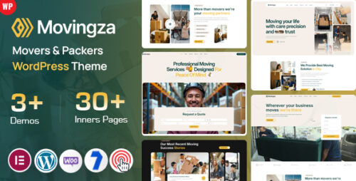 Movingza - Movers Packers WordPress Theme