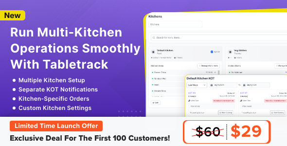 Multi-Kitchen Module for Tabletrack v1.0.3 Download