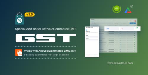 My Custom GST Addon For Active Ecommerce v1.0