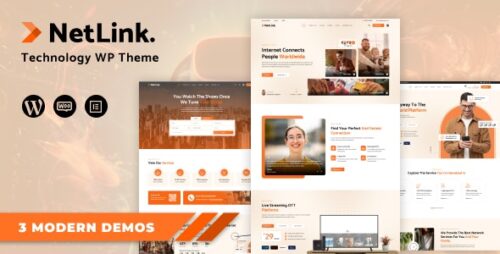 Netlink - Broadband TV Internet Provider WordPress Theme