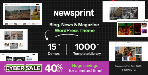 NewsPrint | News Magazine Blog WordPress Theme